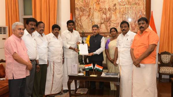 ஆளுநரை சந்தித்த அண்ணாமலை 