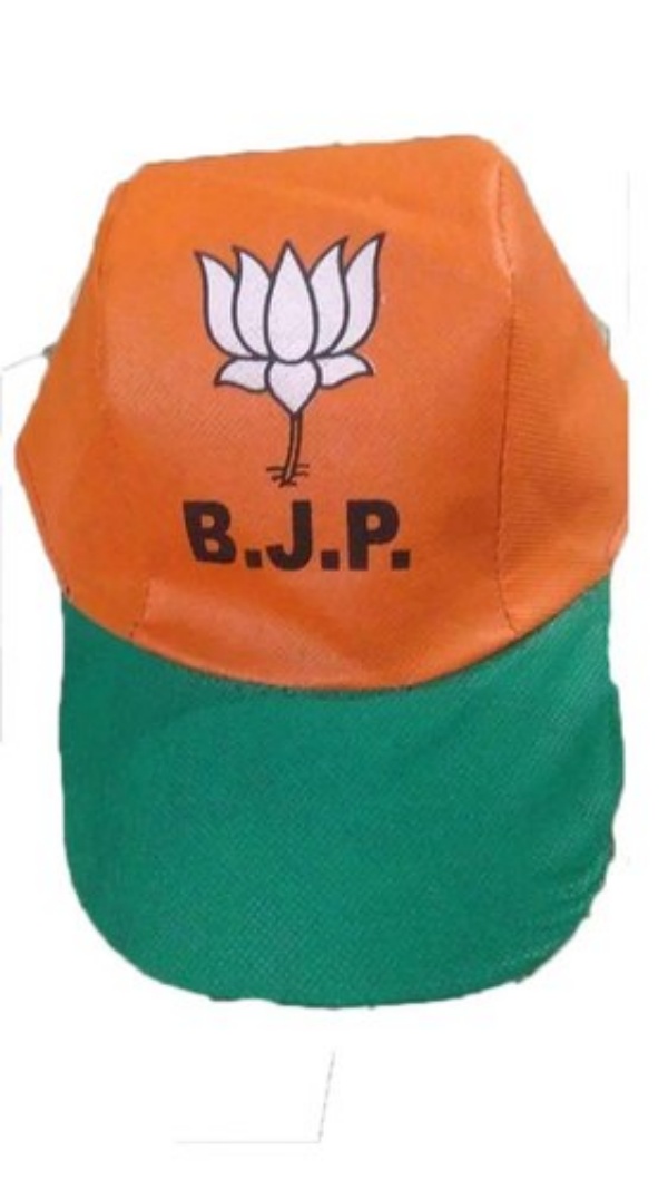 காவி தொப்பியில் தாமரை