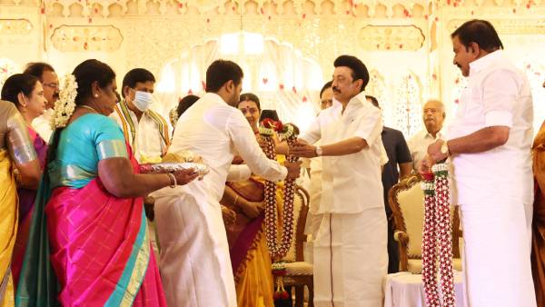 Cm Stalin full speech in Minister Kn Nehru brother son marriage