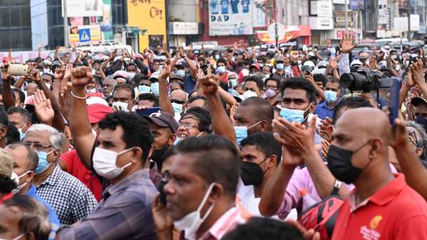  Srilanka: JVP protests in Kalutara against Economy crises