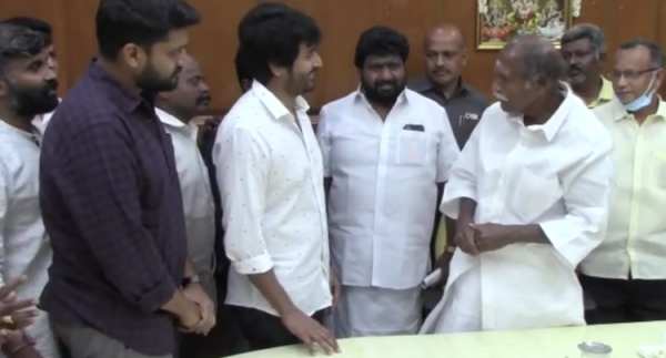  ரங்கசாமியை சந்தித்த சிவகார்த்திகேயன் 