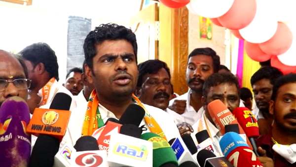பாஜக தலைவர் அண்ணாமலை ஆதரவு பாஜக தலைவர் அண்ணாமலை ஆதரவு