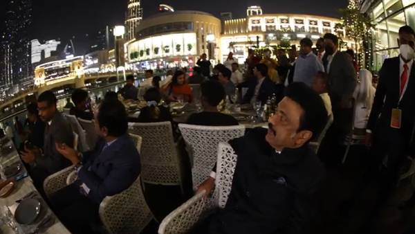  Chief Minister Stalin visited the Burj Khalifa building where Tamilnadu video displayed