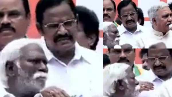 எம்.ஆர்.காந்தியால் தட்டிவிடப்பட்ட துரைசாமி கைது 