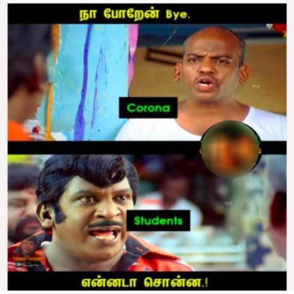 Funny memes collection on students and Corona