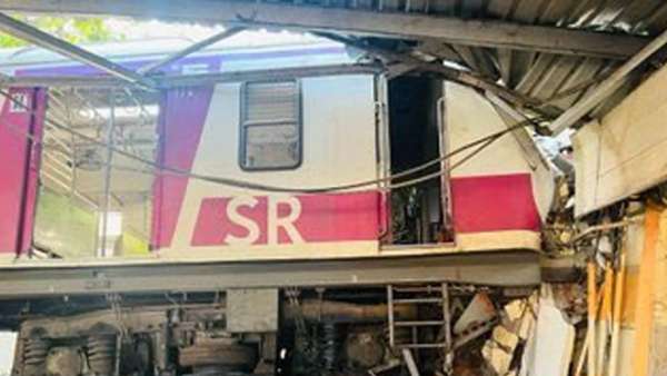 ரயில் மோதிய வேகம் 