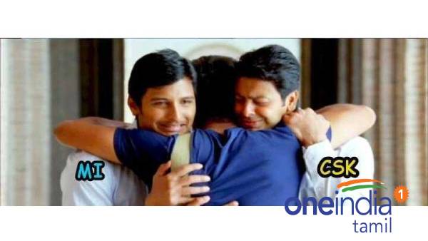 Funny memes collection on CSK and MI 