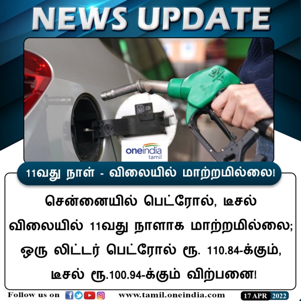 No Change in Petrol, Diesel prices for 11th day: What is the rate today? 