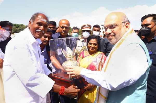 அமித் ஷா புதுச்சேரி 