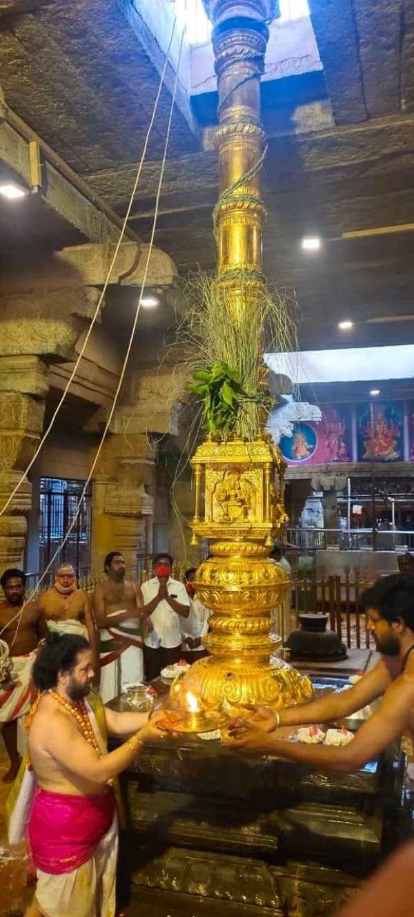 Samayapuram Mariamman Temple Chithirai Festival Flagging Ceremony - 19th April Therottam 