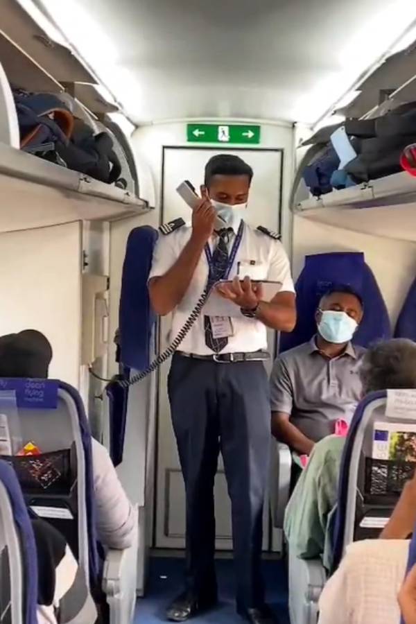 விமானத்தில் தமிழ் புத்தாண்டு 