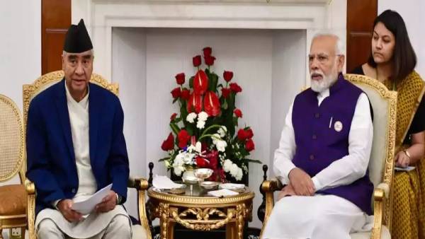  பாஜக அலுவலகம் சென்ற நேபாளம் பிரதமர் 