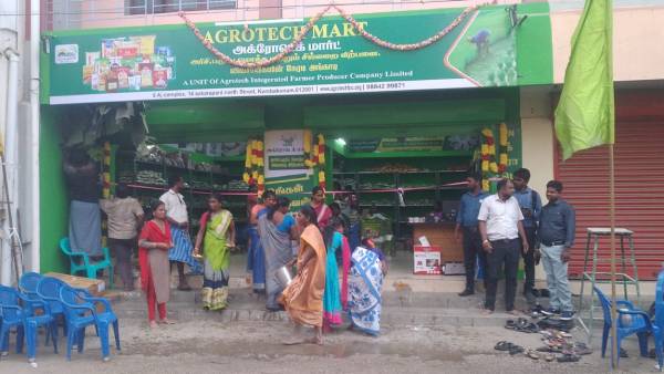 Agrotech mart app planned to include all small retail grocery shops all over tamilnadu 