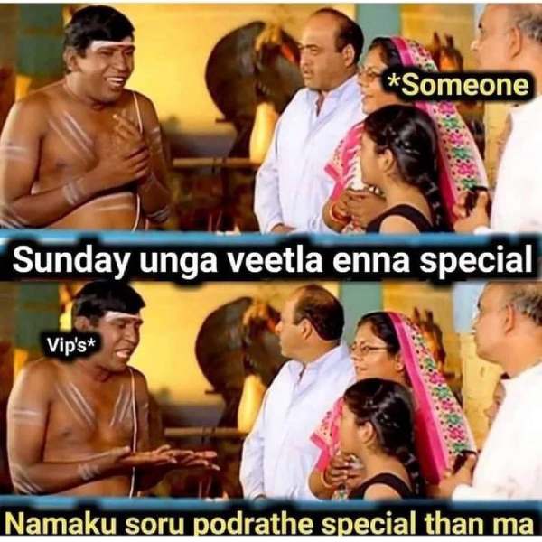 Funny memes collection on sunday special lunch