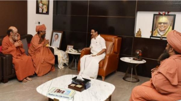 குன்றக்குடி பொன்னம்பல அடிகளார் சந்திப்பு 