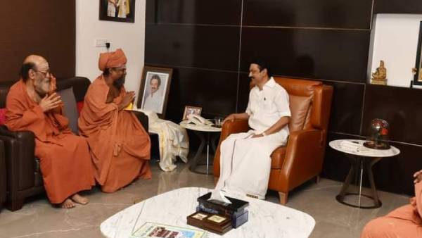 முதல்வருடன் ஆதீனங்கள் சந்திப்பு 