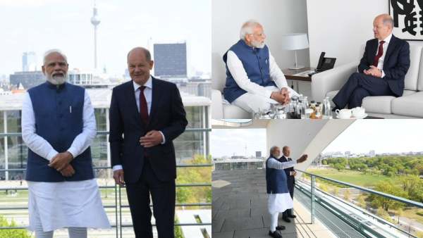 ஜெர்மனி பிரதமருடன் மோடி ஜெர்மனி பிரதமருடன் மோடி