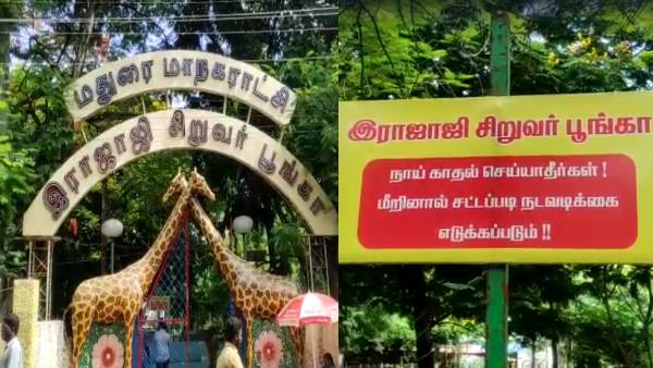 Action will be taken against the love couple who violated the Madurai Corporation Park Action will be taken against the love couple who violated the Madurai Corporation Park