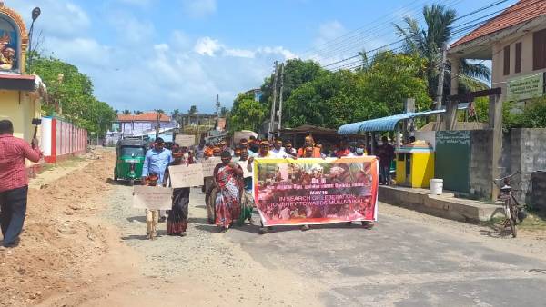 Eelam Tamils march across North-East to commemorate Mullivaikkal genocide Eelam Tamils march across North-East to commemorate Mullivaikkal genocide