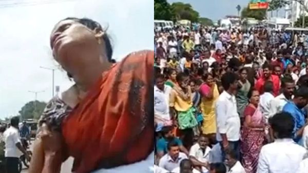 கிராம மக்கள் போராட்டம் கிராம மக்கள் போராட்டம்