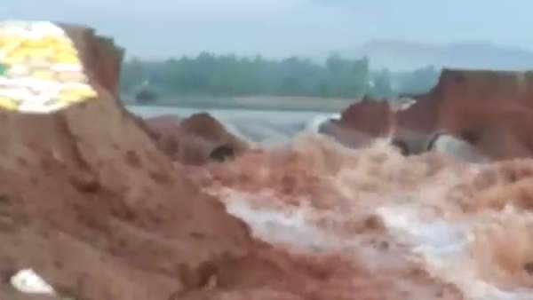 பாலாறு வெள்ளத்தால் பாலம் துண்டிப்பு 