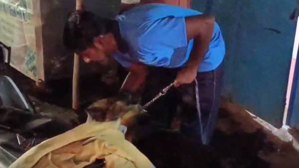 கடை முன் பேசிய நபர் 