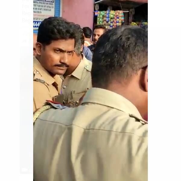 காவலர் மீது நடவடிக்கை 