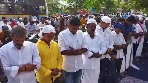 திருவள்ளூரில் சிறப்பு தொழுகை திருவள்ளூரில் சிறப்பு தொழுகை