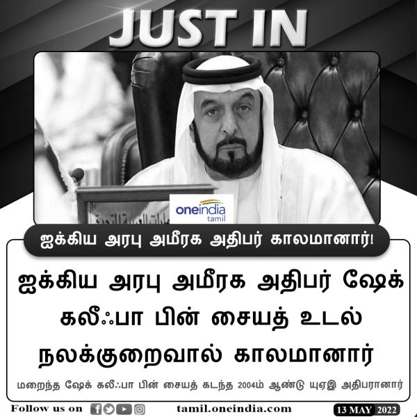  UAE President Sheikh Khalifa bin Zayed and Relations with India 