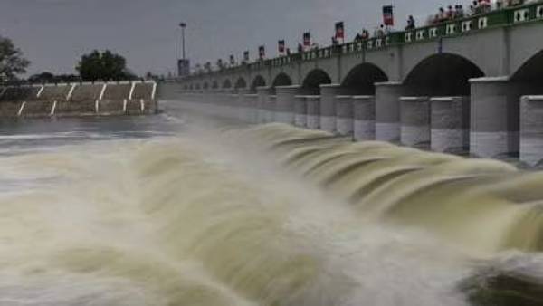 Water released from Kallanai dam today for Delta district irrigation Water released from Kallanai dam today for Delta district irrigation
