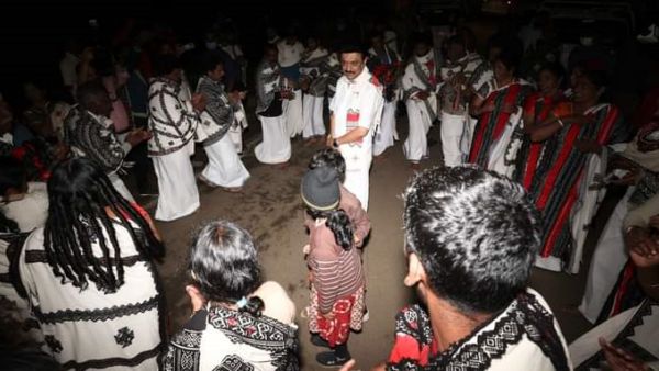 TN CM MK Stalin dances With Ooty Tribals 