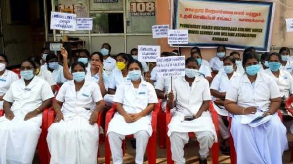 செவிலியர்கள் கைது 