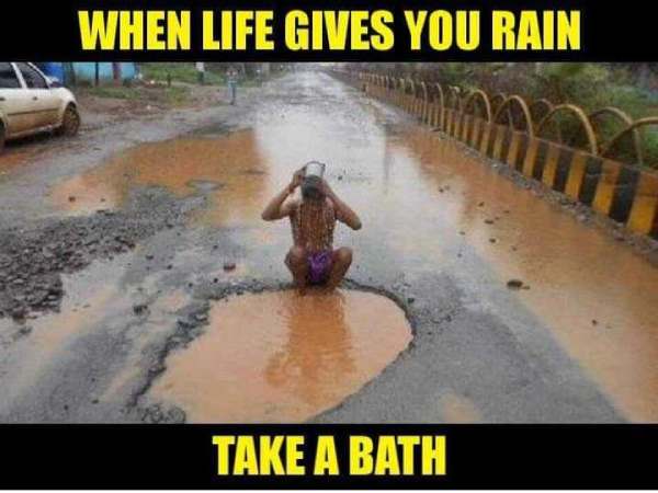  Funny memes collection on rain 22-06-2022