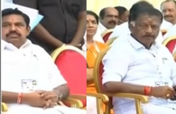 மேடையில் இருந்து இறங்கிய வைத்திலிங்கம் 