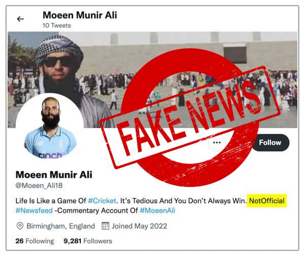  Fact check on England cricketer Moeen Ali tweet about boycotting India 