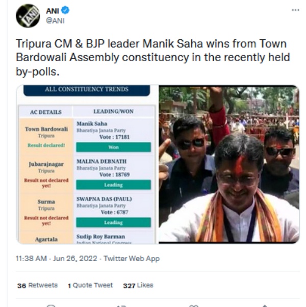 3 Lok Sabha seats, 7 assembly seats by-elections Results 