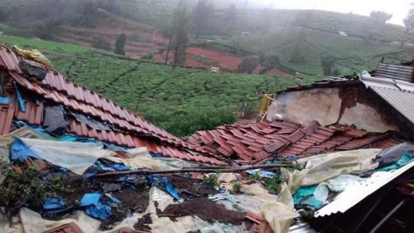 நீலகிரி கோவையில் கனமழை 