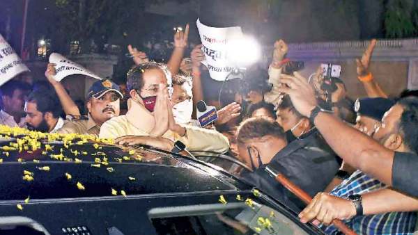 Maharashtra Chief Minister Uddhav Thackeray moved back to his family home