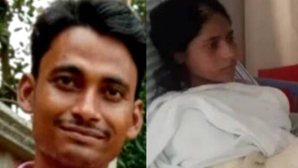 கையை வெட்டிய கணவன் 