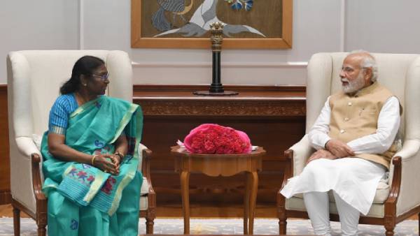மோடி - திரெளபதி முர்மு சந்திப்பு