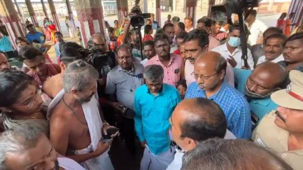 தீட்சிதர்கள் எதிர்ப்பு 