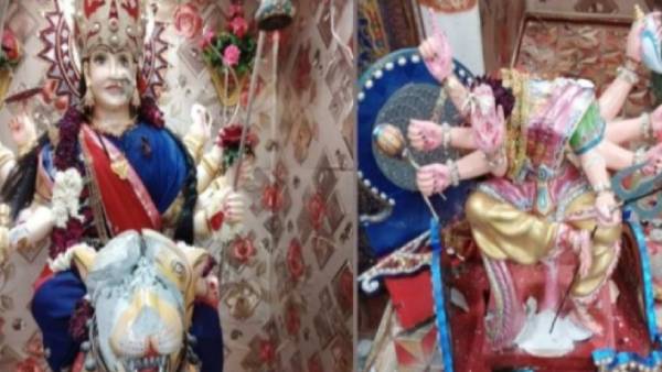 கராச்சி கோவில், சிலைகள் சேதம் 