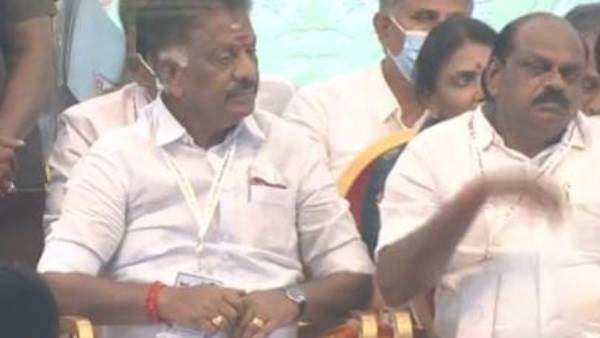 ஓபிஎஸ் விழா மேடை 
