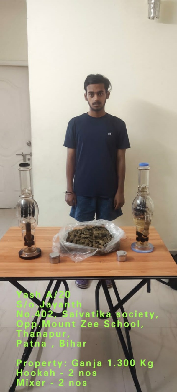 In Chennai, Bihar youngster arrested for selling ganja to college student 