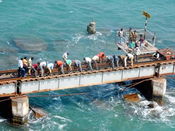 ராமேஸ்வரத்திற்கு அகல ரயில்பாதை ராமேஸ்வரத்திற்கு அகல ரயில்பாதை