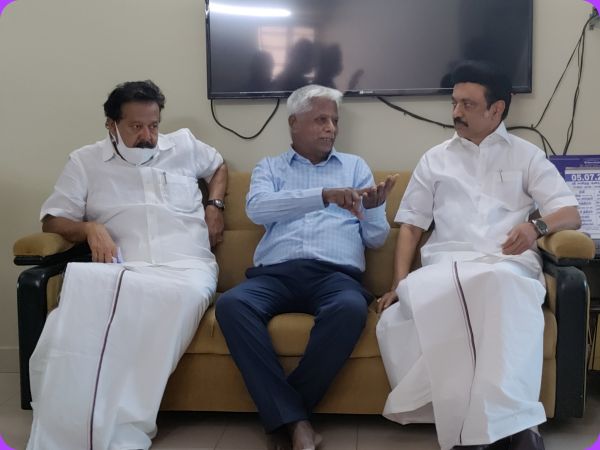 TN CM MK Stalin Meets Exnora MB Nirmal 