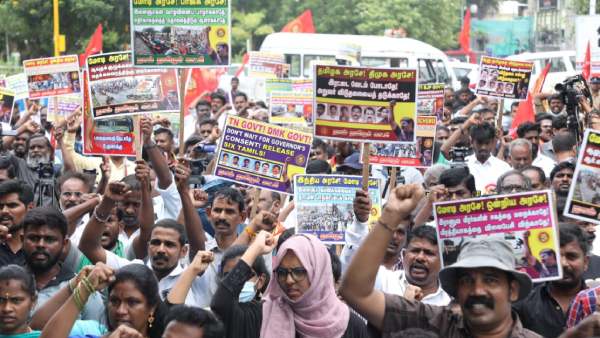  சென்னையில் ஆர்ப்பாட்டம் 