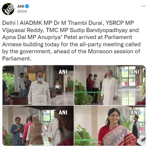 All-Party Meet Begins Ahead Of Parliament Monsoon Session 