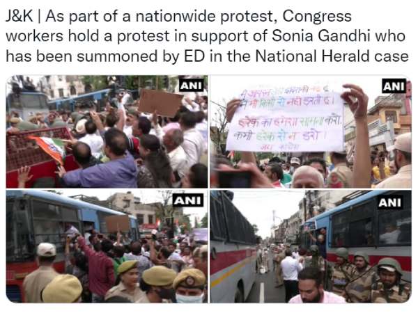 மாநிலங்களில் போராட்டம் 