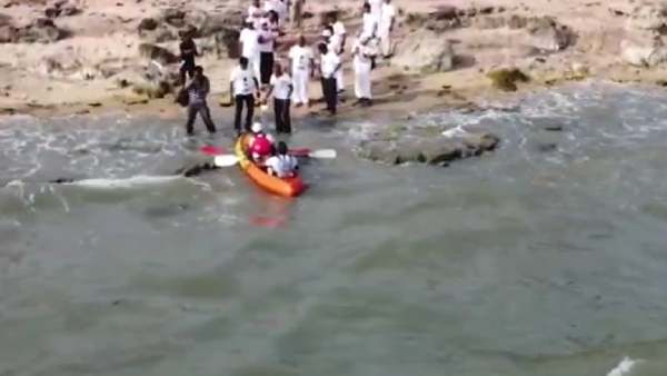  கடல் மார்க்கமாக பயணித்த ஜோதி 